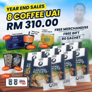 Pakej 8 Kotak + Free Mug UAI + Freegift UAI (8 Kotak)